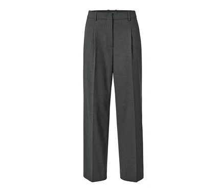 Grau melierte Komfort-Webhose.