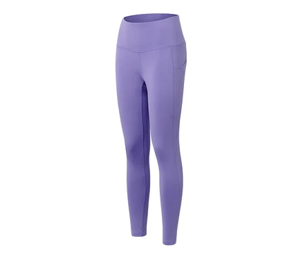Lila 7/8-Sporttights.