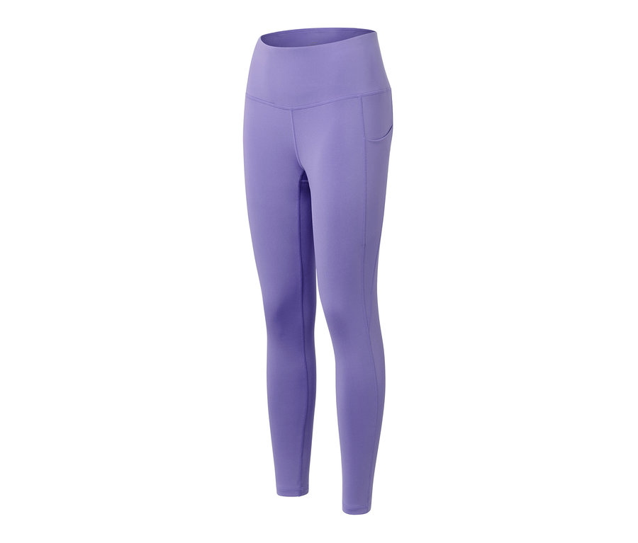 Lila 7/8-Sporttights.