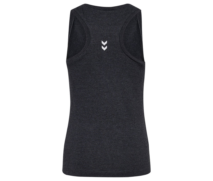 Dunkelgraues HUMMEL HMLJR Top von hinten.