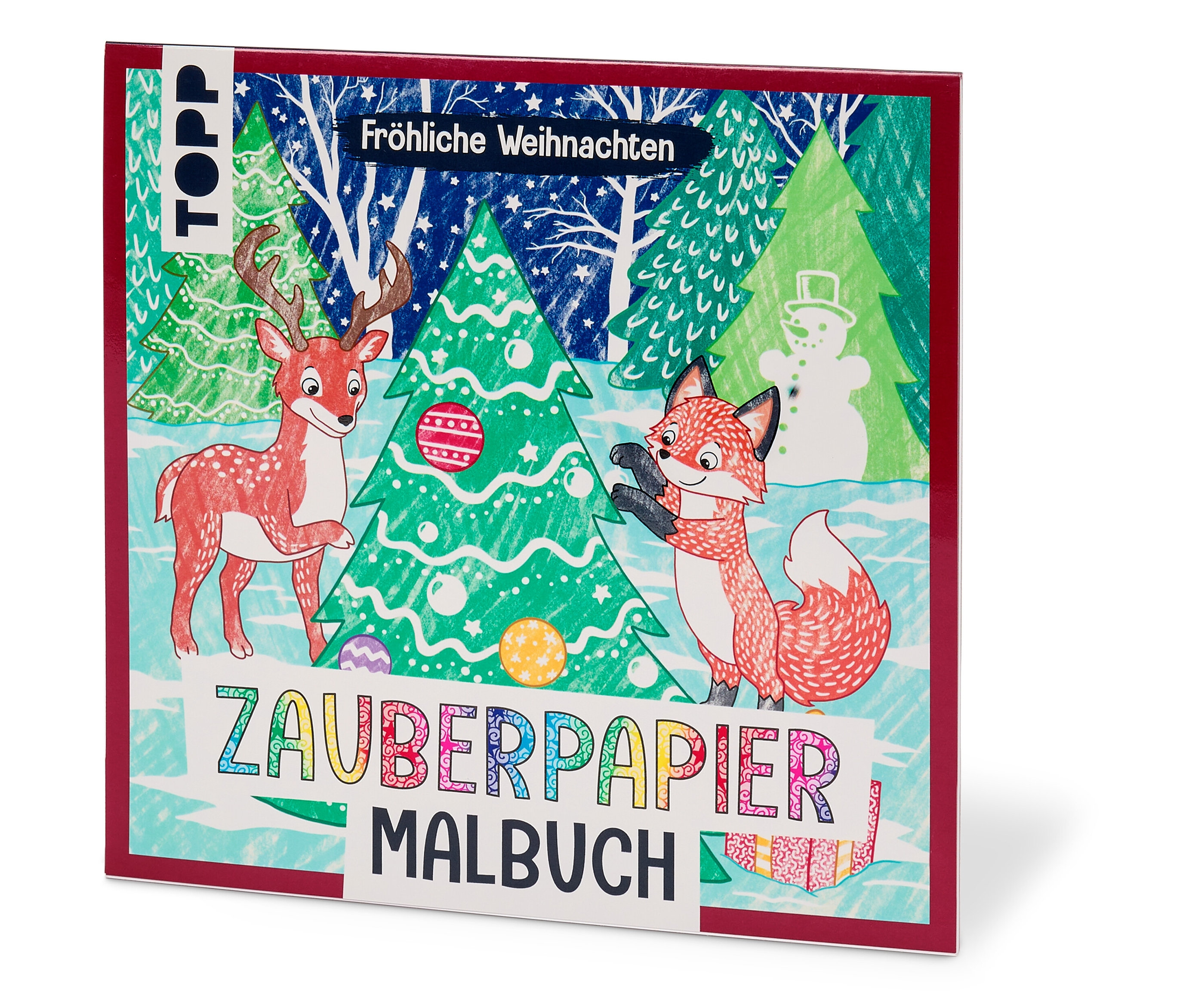 Tchibo - Zauberpapier-Malbuch »Fröhliche Weihnachten«