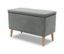 DOMO Hocker mit Staufach, grau - Grau