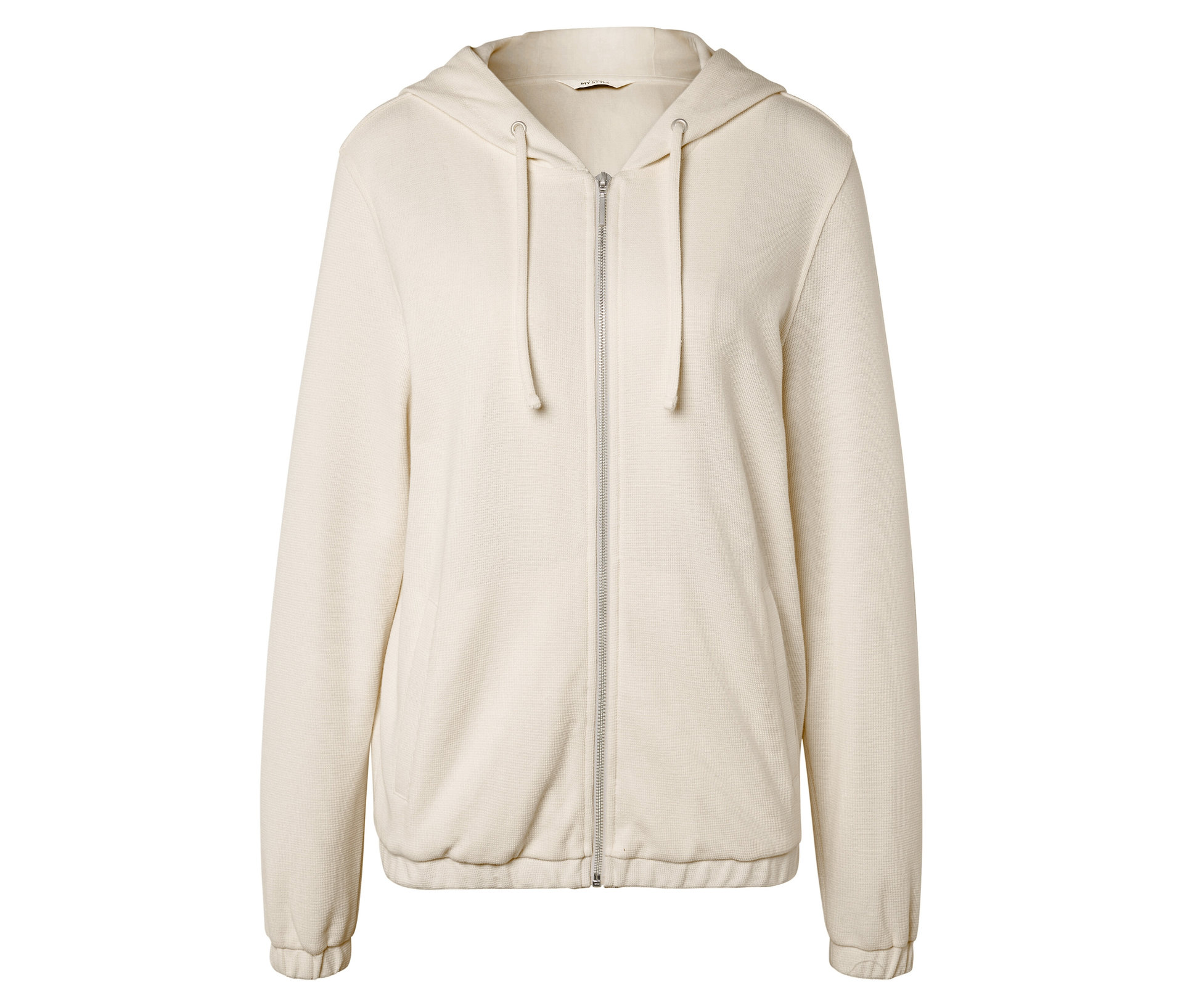Sweatjacke - Damen - Gr. M - creme - creme