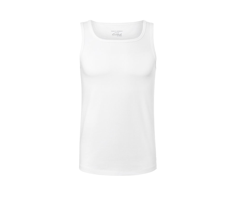 Weisses Jersey-Unterhemd mit COOLMAX®.