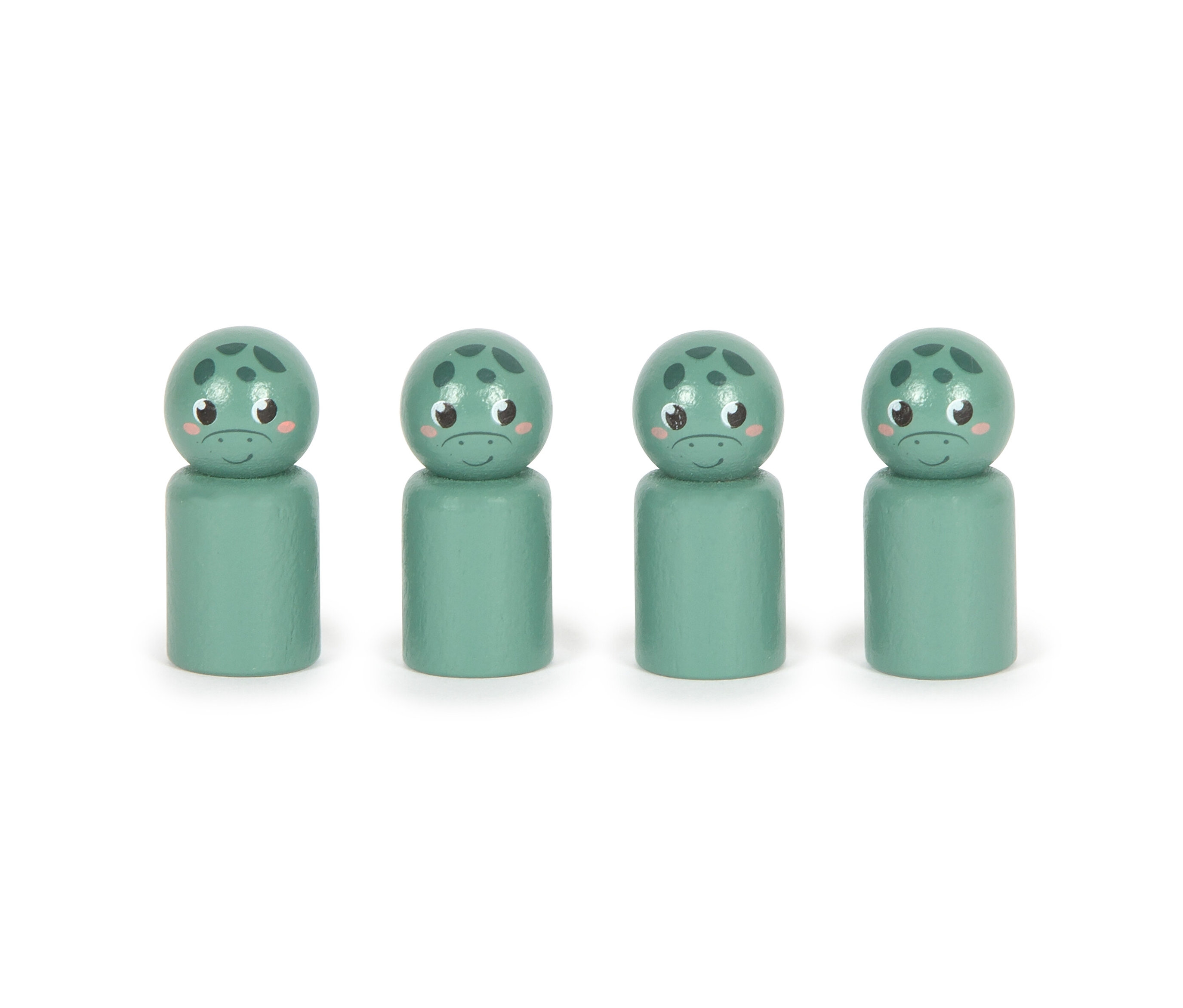 Thumbnail - small foot Spiele-Set »Dino« - orange