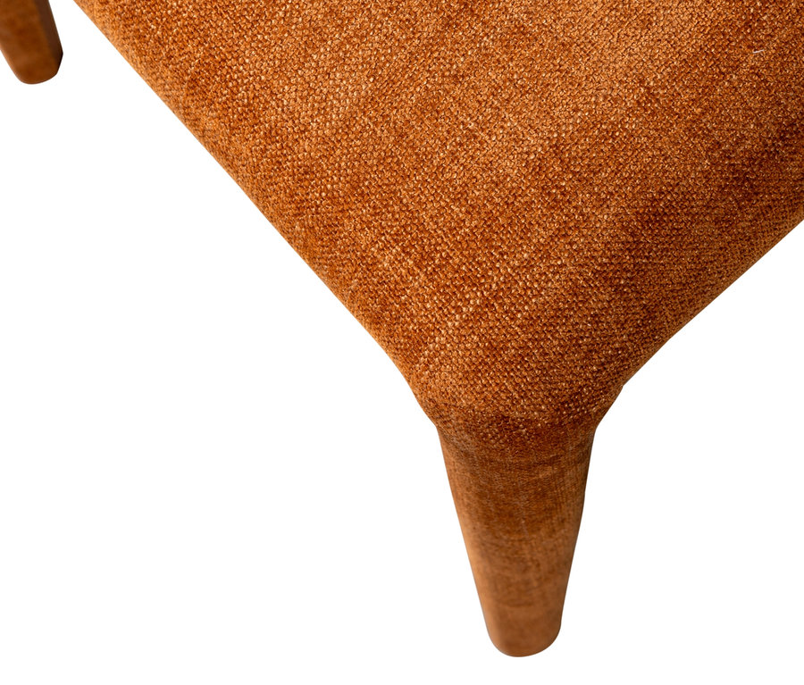 Detailansicht eines zimtfarbenen BePureHome Stühle »Permit« aus einem 2er-Set.