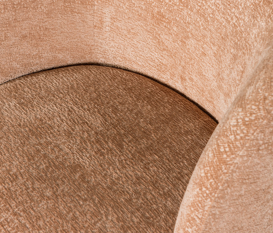 Detailaufnahme des naturfarbenen BePureHome Drehsessels »Shuffle«.