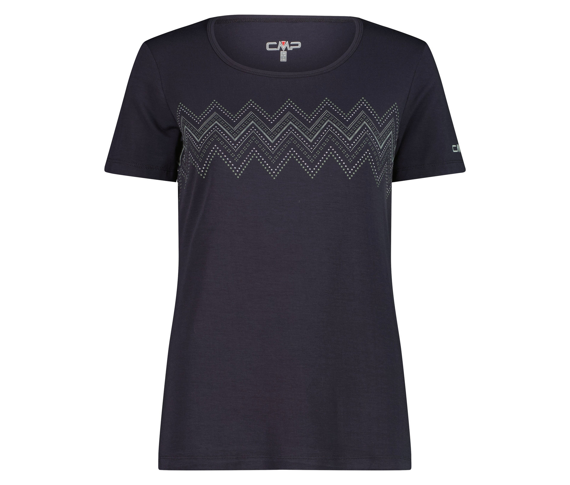 Damen-Bamboo-T-Shirt - Damen - Gr. 40 - anthrazit - anthrazit