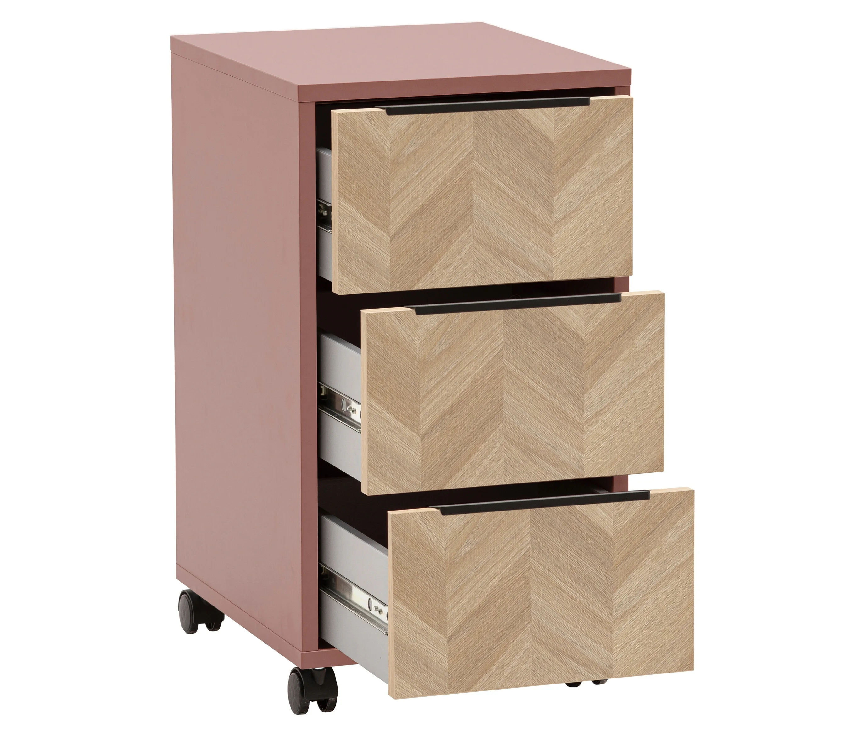 Tchibo - Rollcontainer »Piazza« - 32,6x39,1x59,7cm - schwarz -
