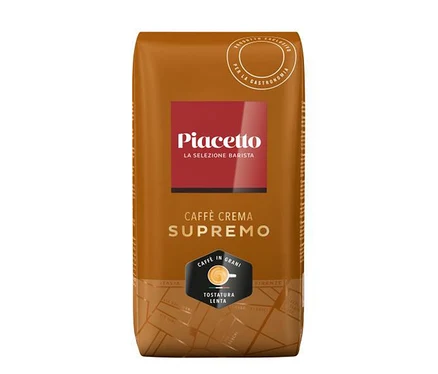 Eine Packung Piacetto Supremo Caffè Crema.
