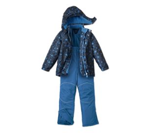 Jacke dunkelblau Hose blau