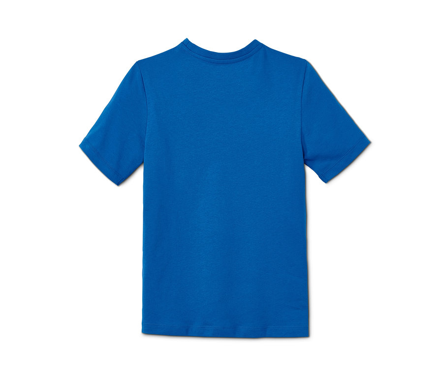 Blaues Shorty-Pyjama.