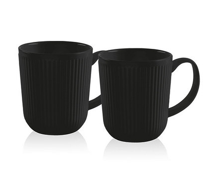 Zwei schwarze BODUM Kaffeetassen »Douro«, je ca. 0,35 l.