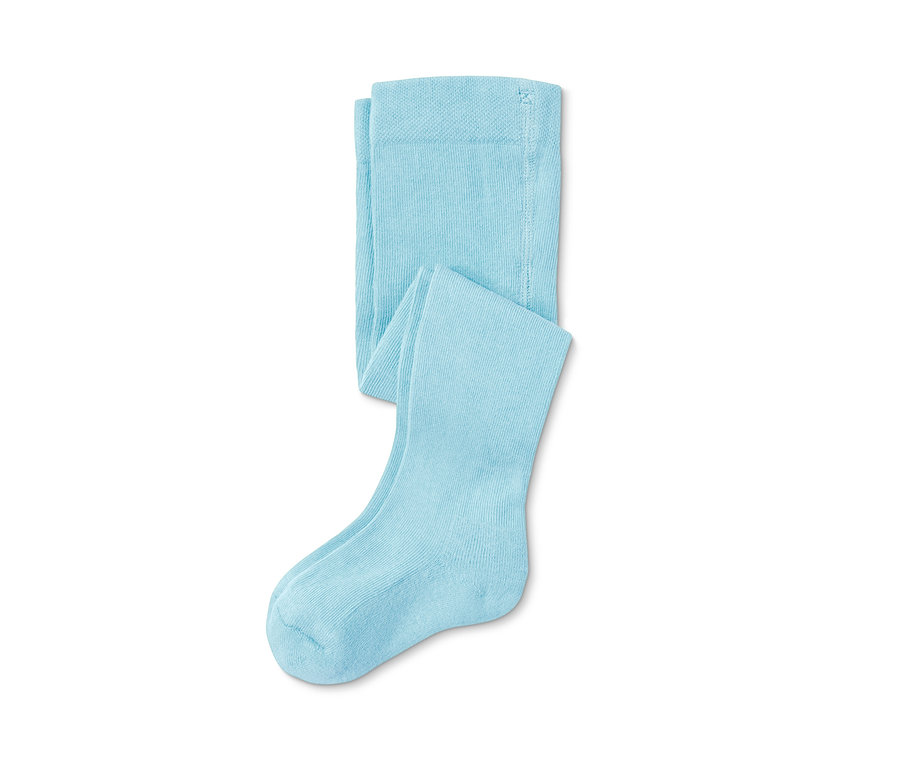 Helle blaue Strumpfhose aus Bio-Baumwolle, 1 Stk. von 5