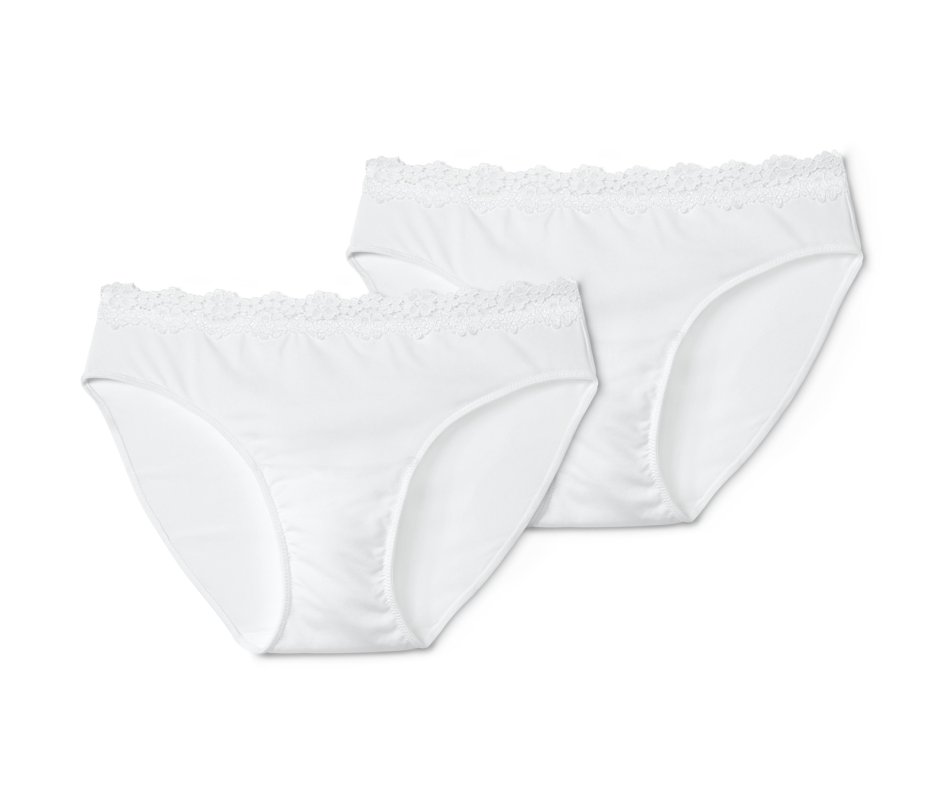 Thumbnail - Tchibo - 2 Slips - Damen - Gr. XXL - weiß