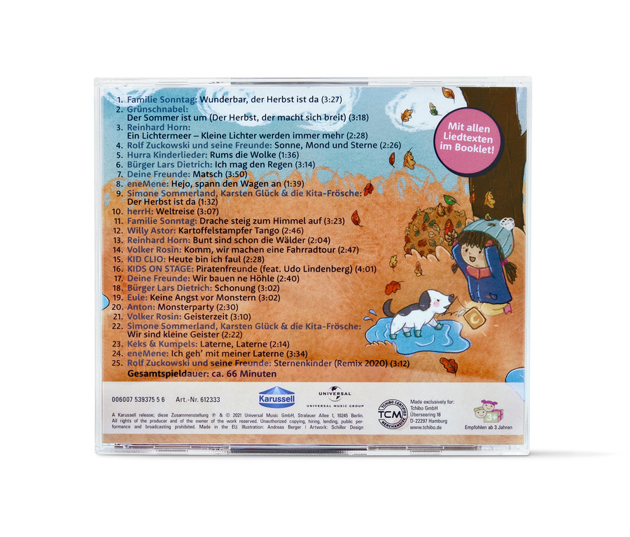 Cover des Albums "Der Herbst macht Spaß!".