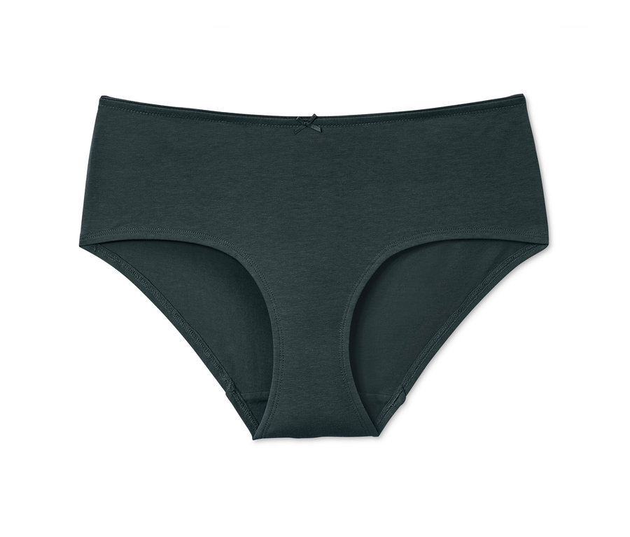 Einzelne, dunkelgrüne Panty aus einem 5er Pack.
