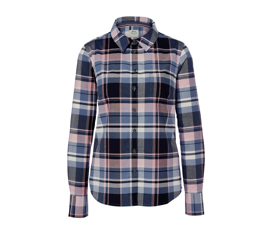 Karierte Flanell-Bluse.