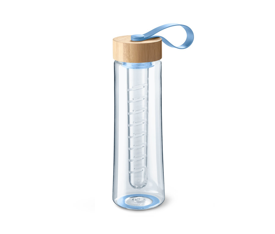 Eine Trinkflasche mit Aromaeinsatz.