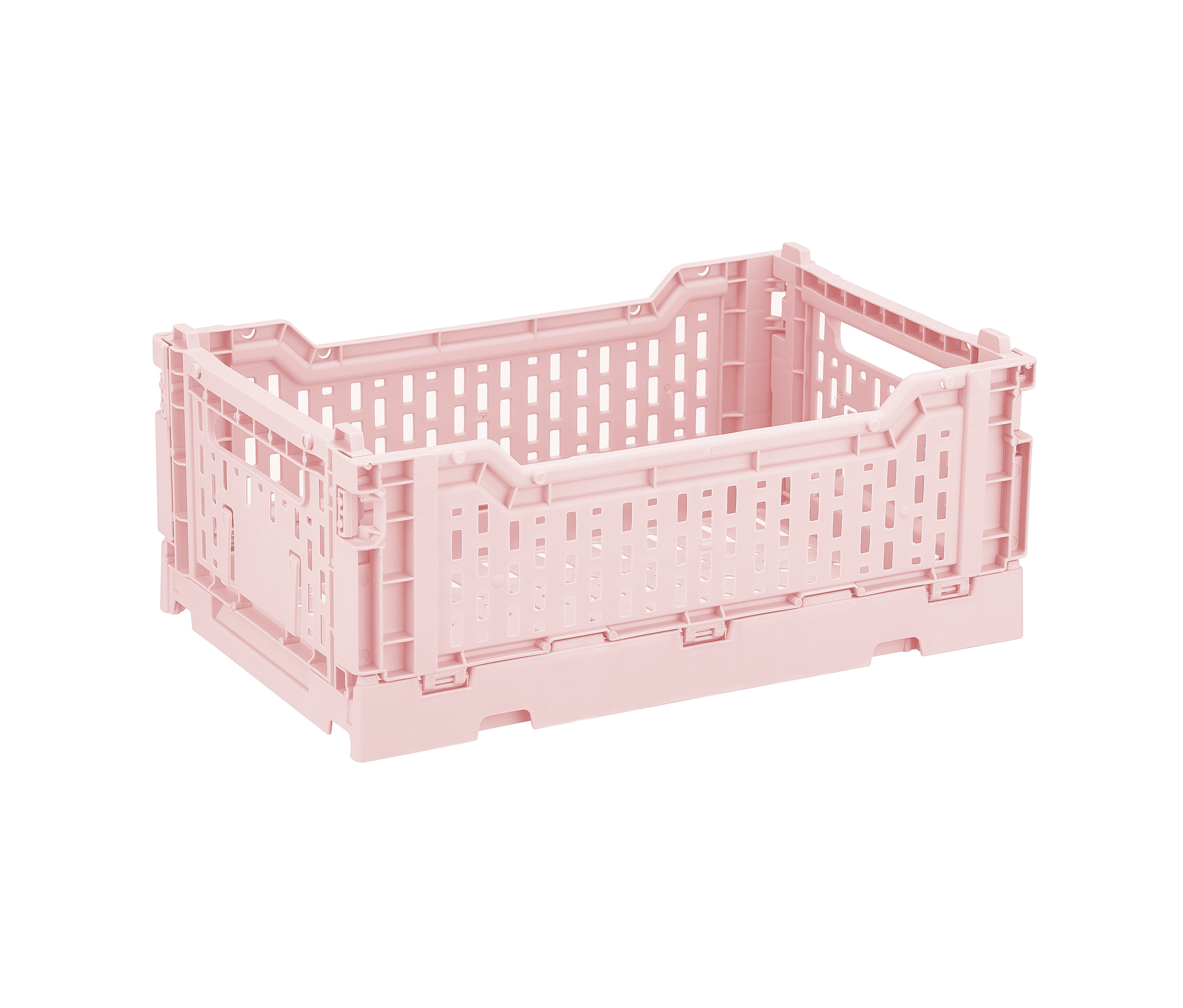 Rosafarbene Sunware®-Klappbox, 4 Liter.