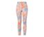 Orange-blauer Batik-Print