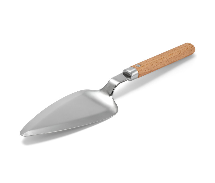 Tortenheber mit Holzgriff.