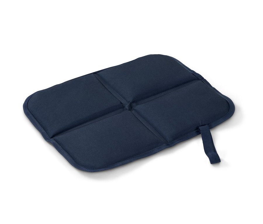 Faltbares Thermo-Sitzkissen.