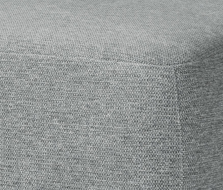 Nahaufnahme des dunkelgrauen DOMO collection Hockers »Cesena«.