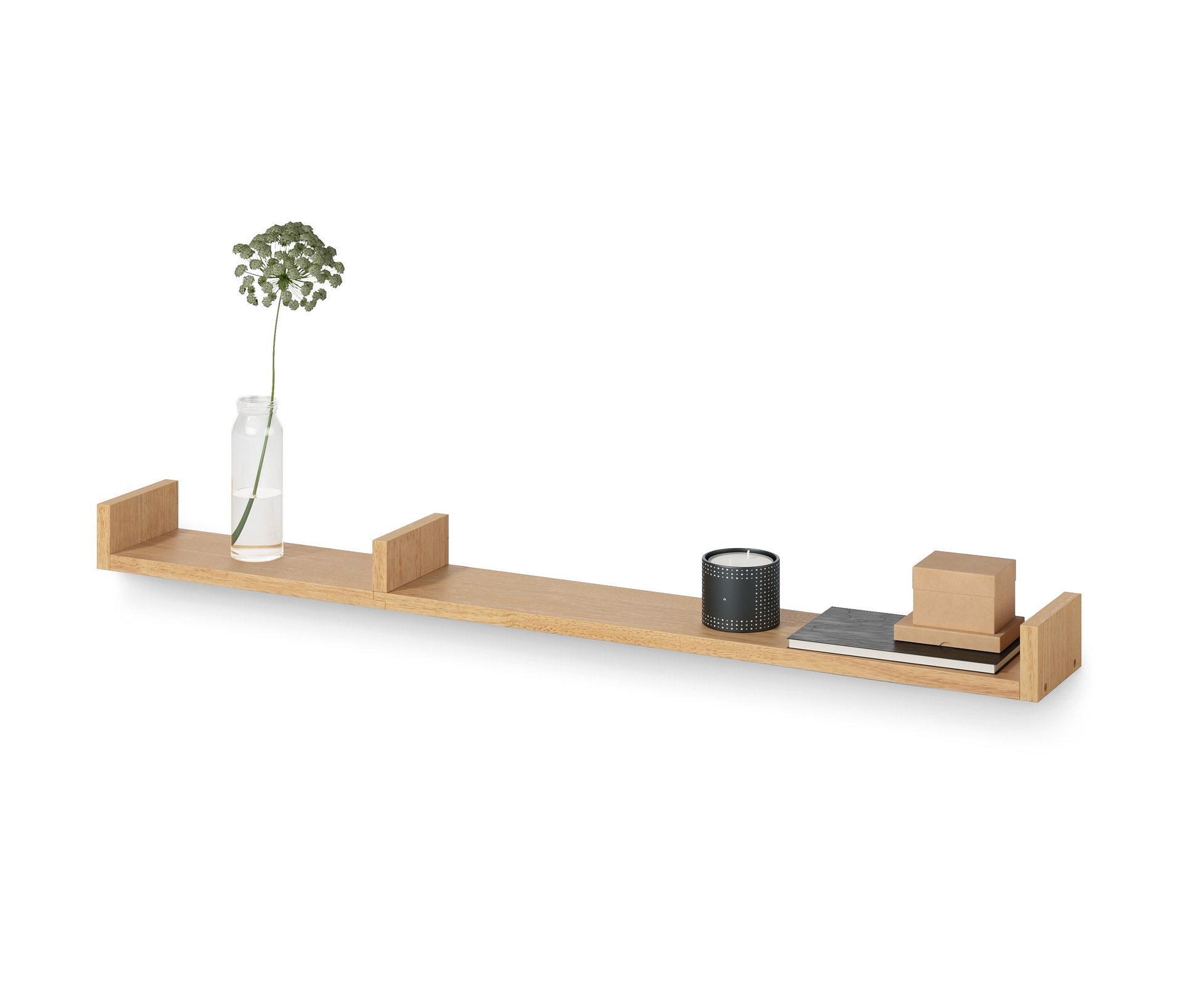 Tchibo - Wandregal - 120x15x8cm - braun -