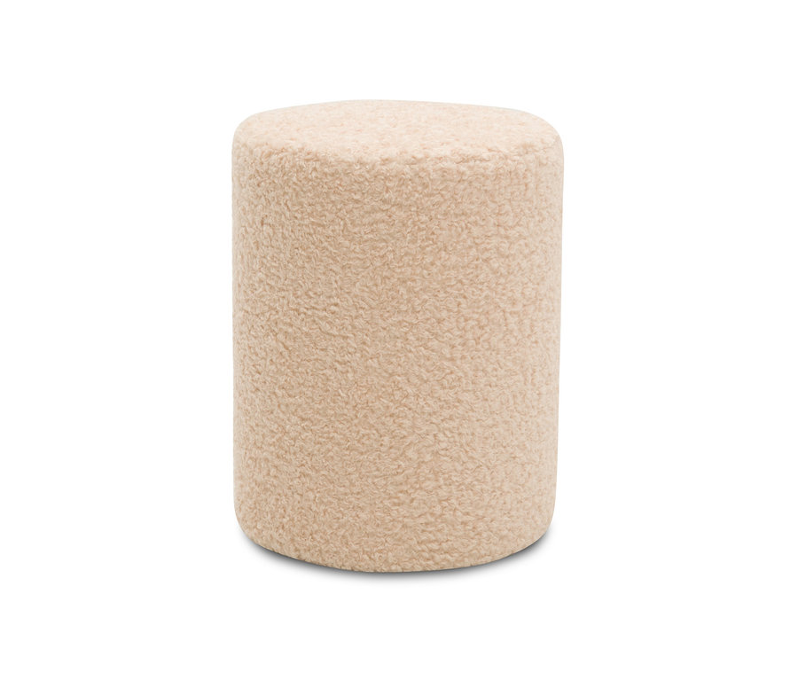 Cremefarbener Hocker »Trondheim« aus der DOMO collection.