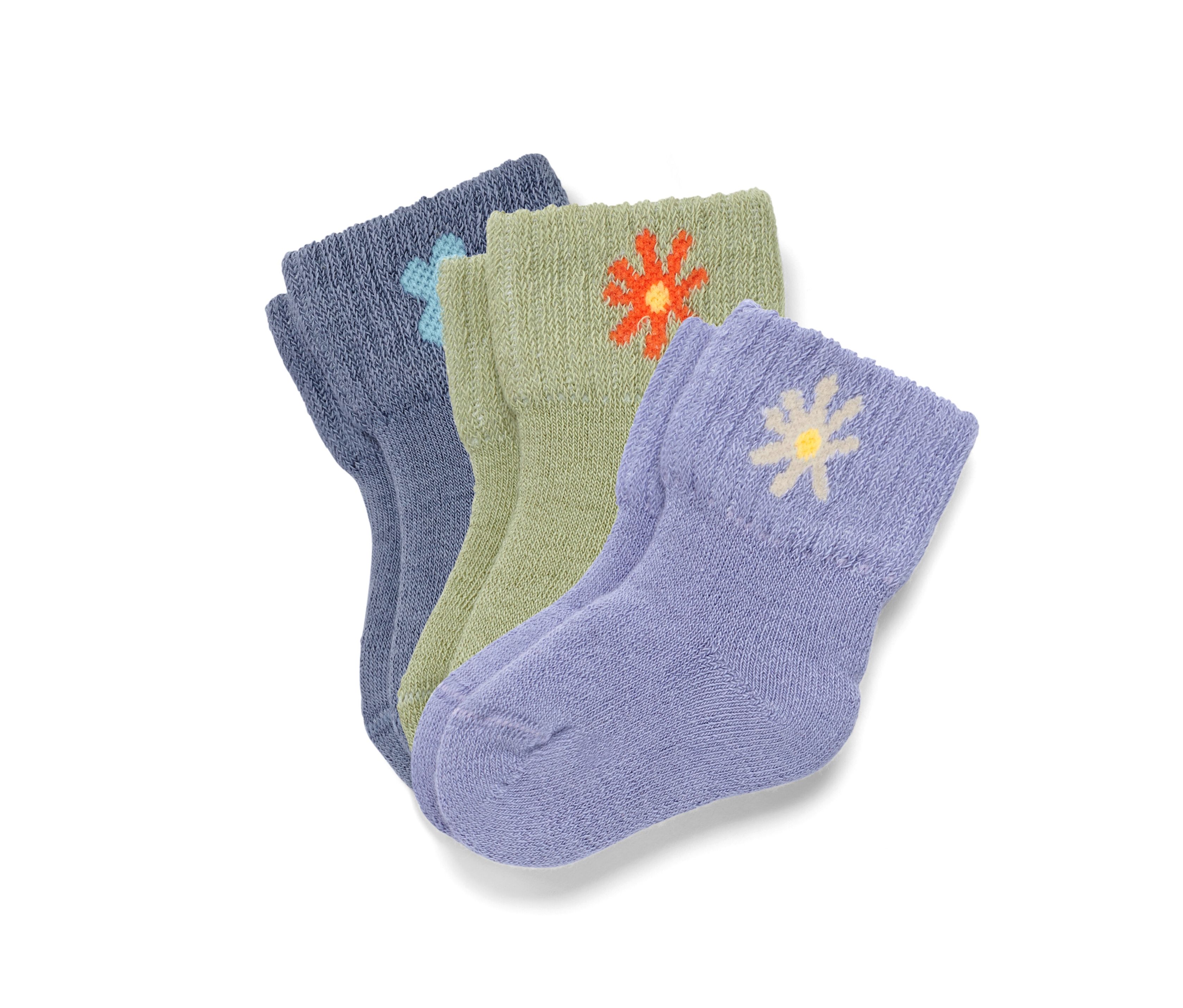 Tchibo - 3 Paar Babysocken - Herren - Gr. 23-26 - dunkelblau