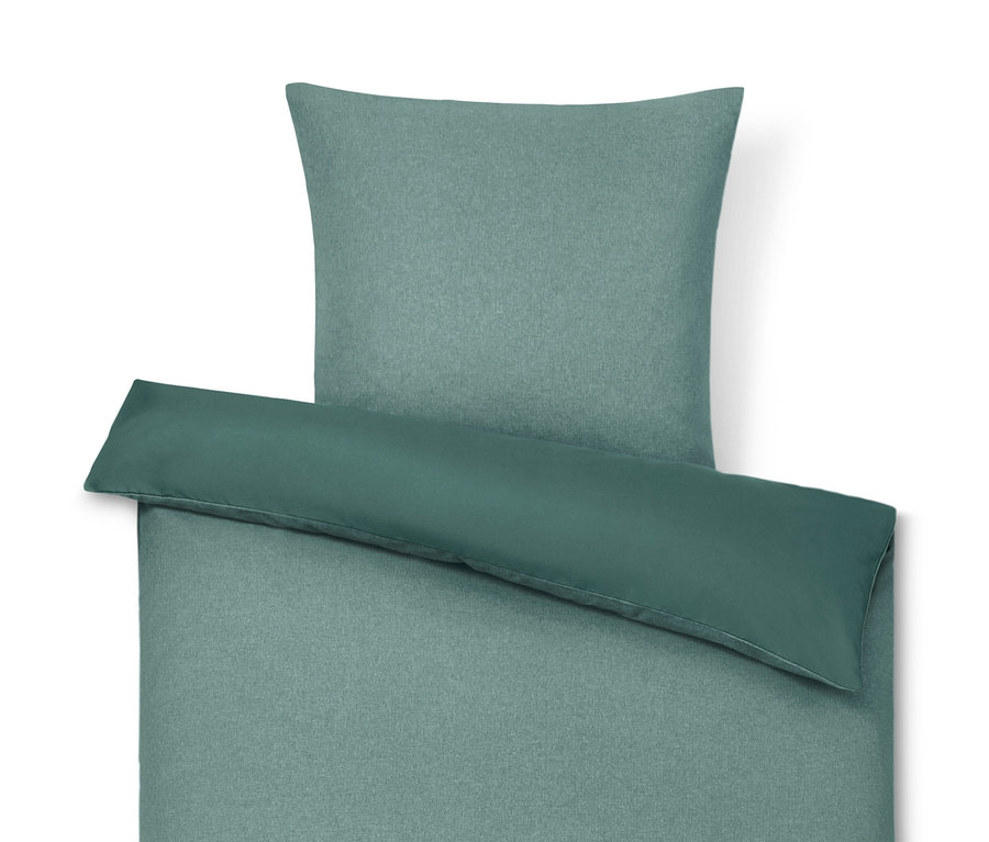 Grüne Microfaser-Flanell-Bettwäsche in Normalgröße, Doppelgröße und Übergröße.