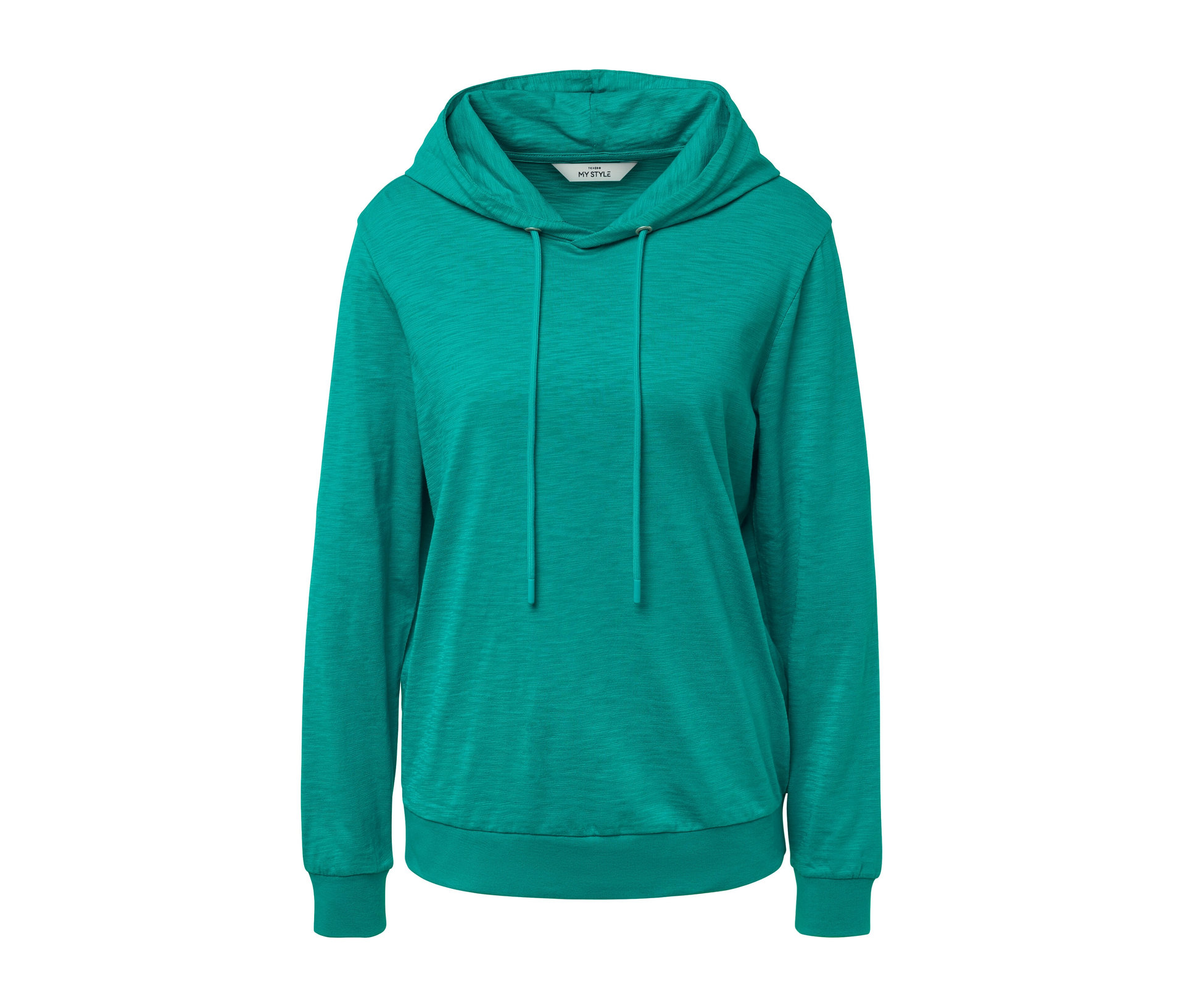 Jersey-Hoodie - Damen - Gr. S - blau - blau
