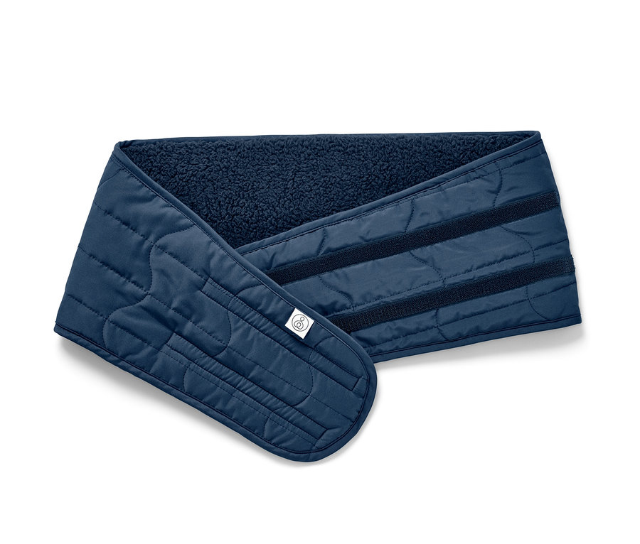 Blauer Nierenwärmer.