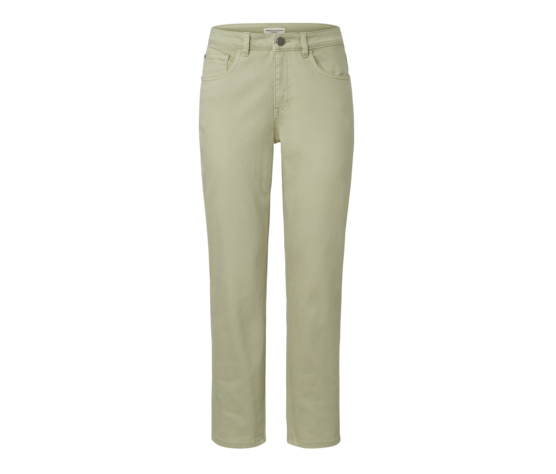 Tchibo - Modern Colored Jeans – Fit »Ava« - Damen - Gr. 38 - olivgrün