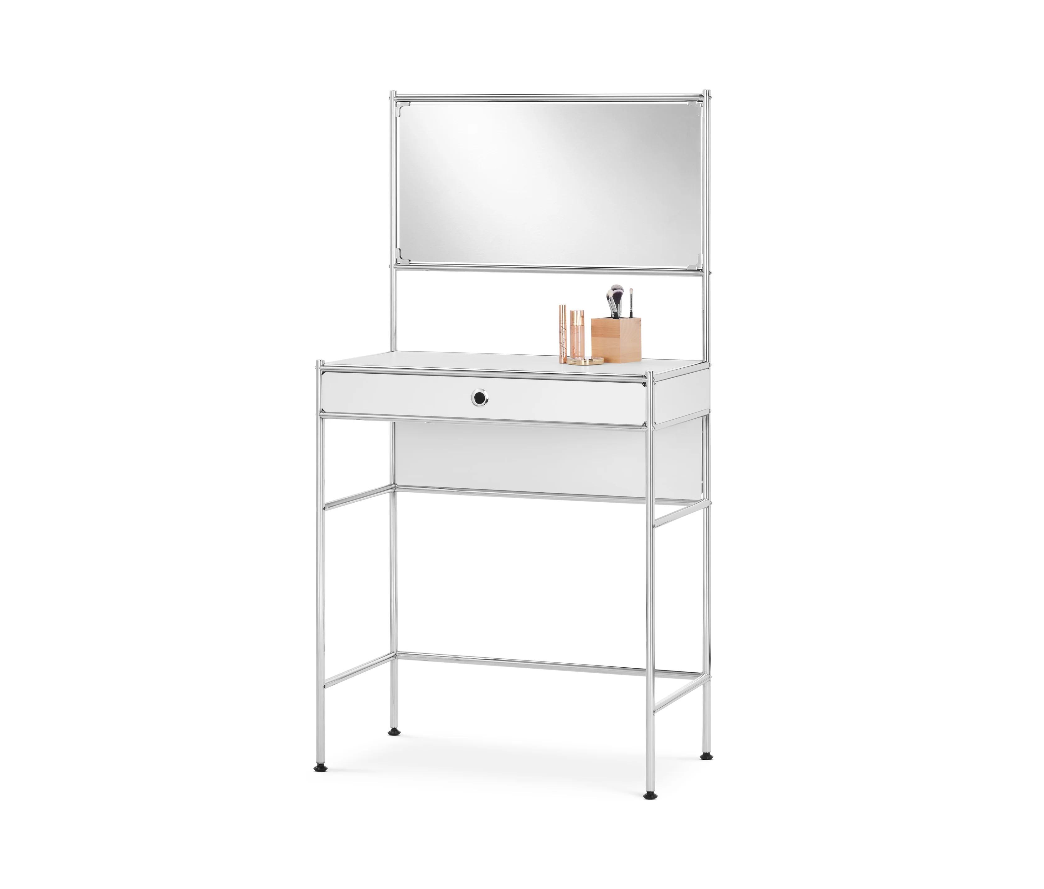 Tchibo - Schminktisch Metall »Cn3« mit großer Spiegelfläche und Schublade - 77x40x146,5cm - chrom - Stahl / Glas / Aluminium. Tchibo - Schminktisch Metall »Cn3« mit großer Spiegelfläche und Schublade - 77x40x146,5cm 46 cm günstig Kaufen-Tchibo - Schminktisch Metall »Cn3« mit großer Spiegelfläche und Schublade - 77x40x146,5cm - chrom - Stahl / Glas / Aluminium. Tchibo - Schminktisch Metall »Cn3« mit großer Spiegelfläche und Schublade - 77x40x146,5cm