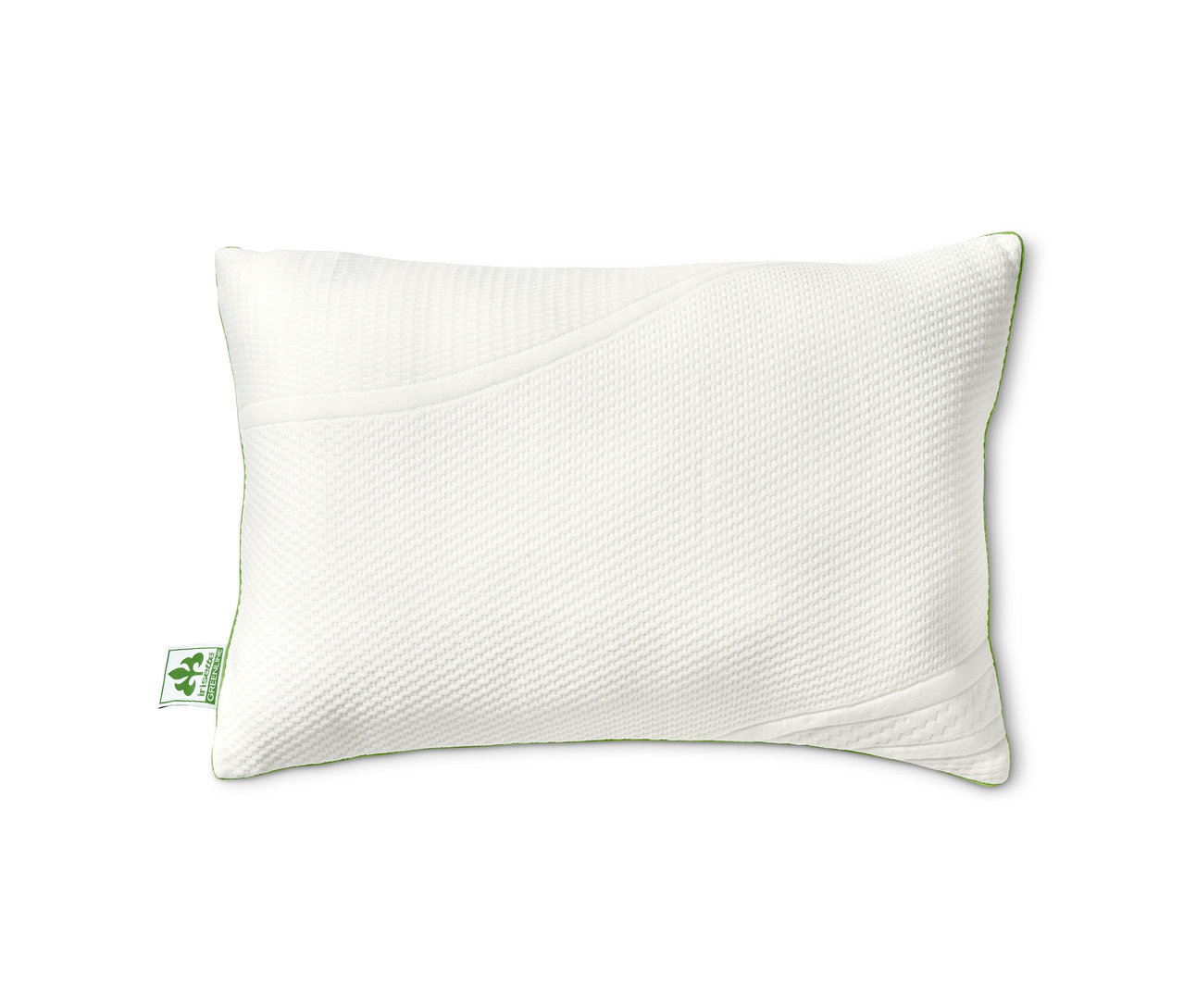 Detailansicht eines irisette® greenline Komfort-Schlafkissens.