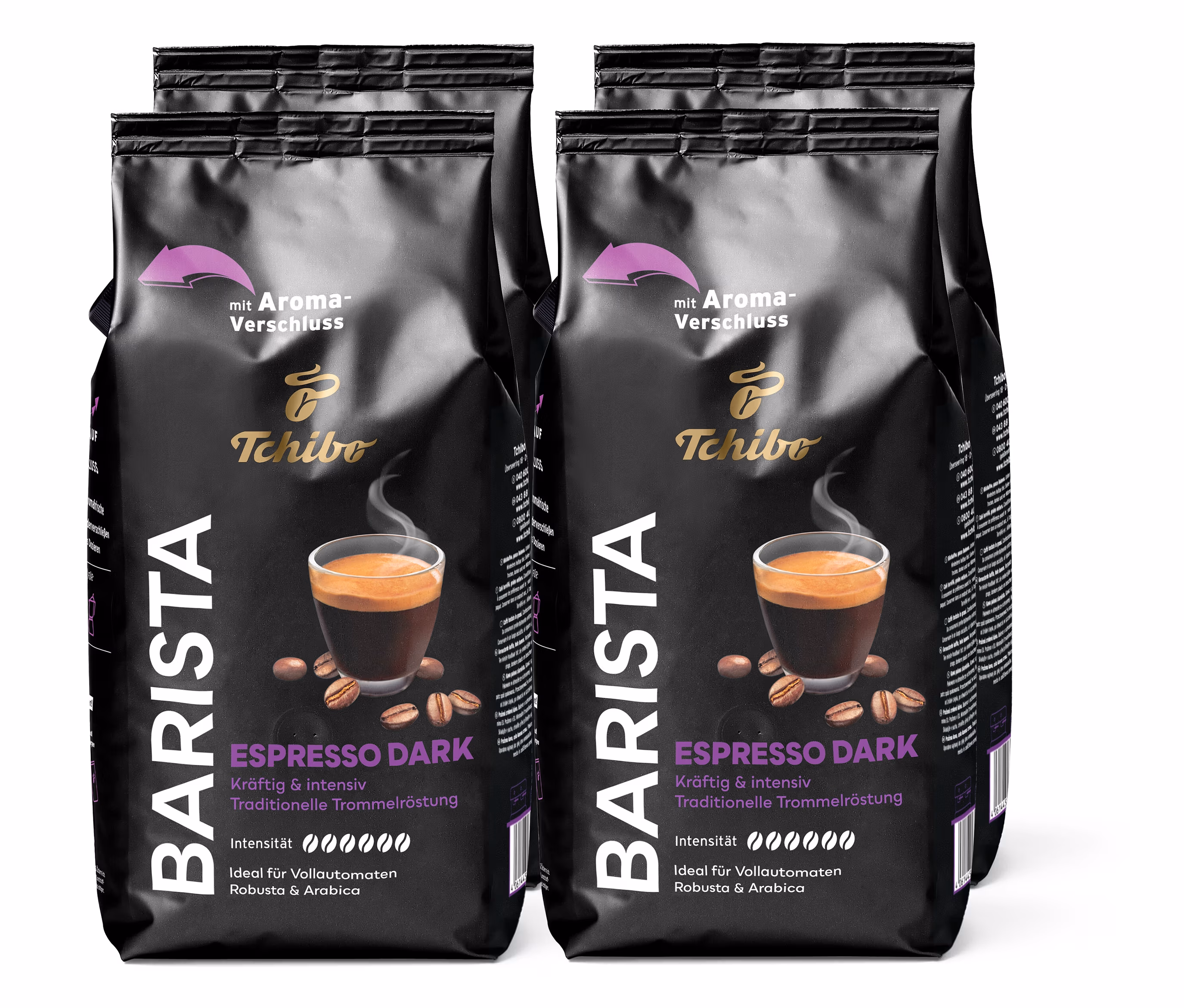 Espresso Ganze günstig Kaufen-Tchibo - Barista Espresso Dark - 4x 1 kg Ganze Bohne - Intensität: 6/6. Tchibo - Barista Espresso Dark - 4x 1 kg Ganze Bohne - Intensität: 6/6 <![CDATA[BARISTA Espresso Dark - 4x 1 kg Ganze Bohne Aufbewahrungshinweise: Aromaverpackung, Trocken, 