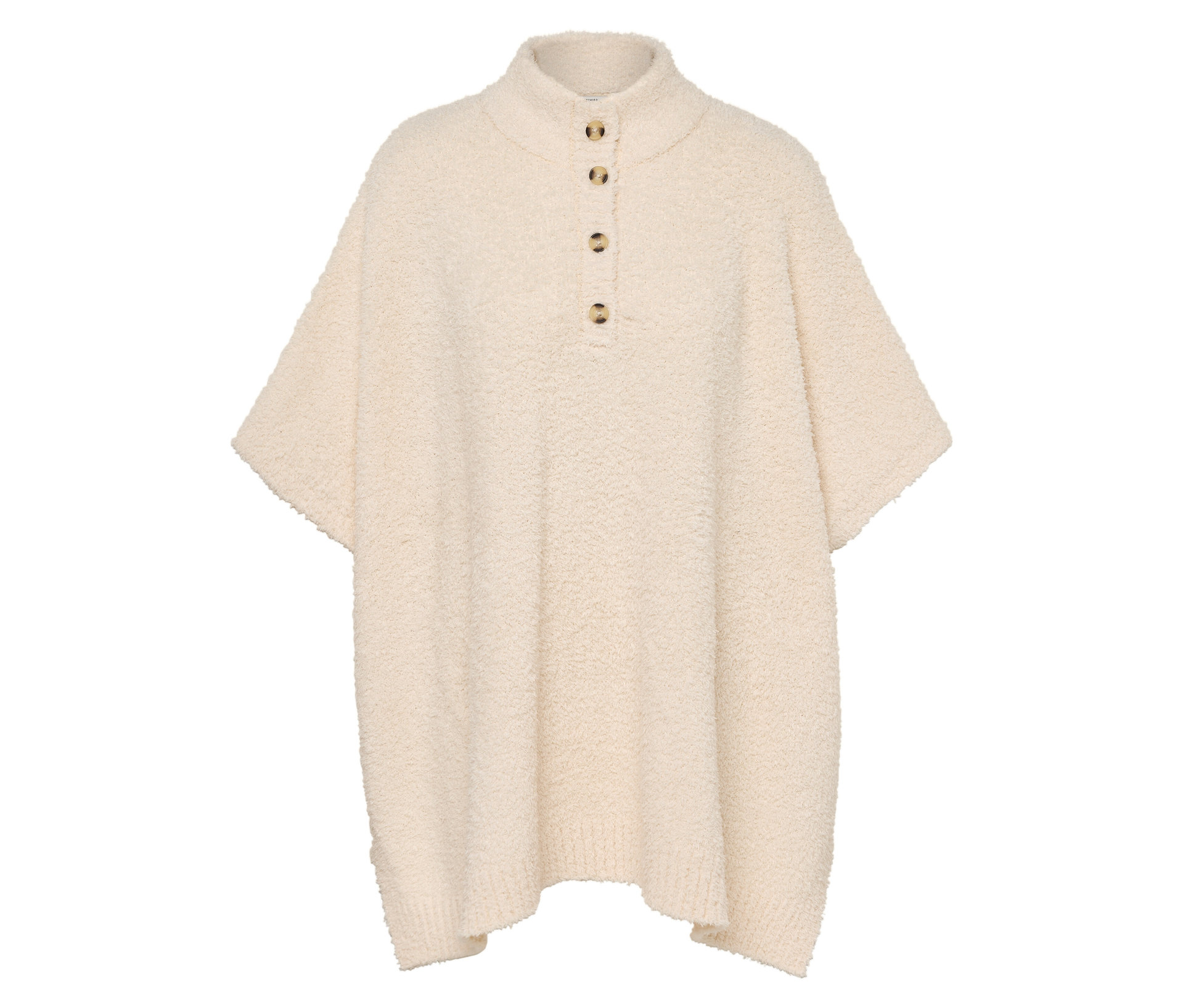 Kuschel-Poncho - creme - creme
