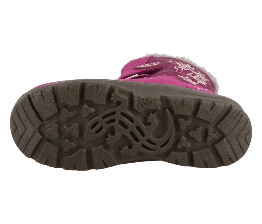Detail der braunen Sohle des LURCHI »Kasandra-SYMPATEX« Stiefels.