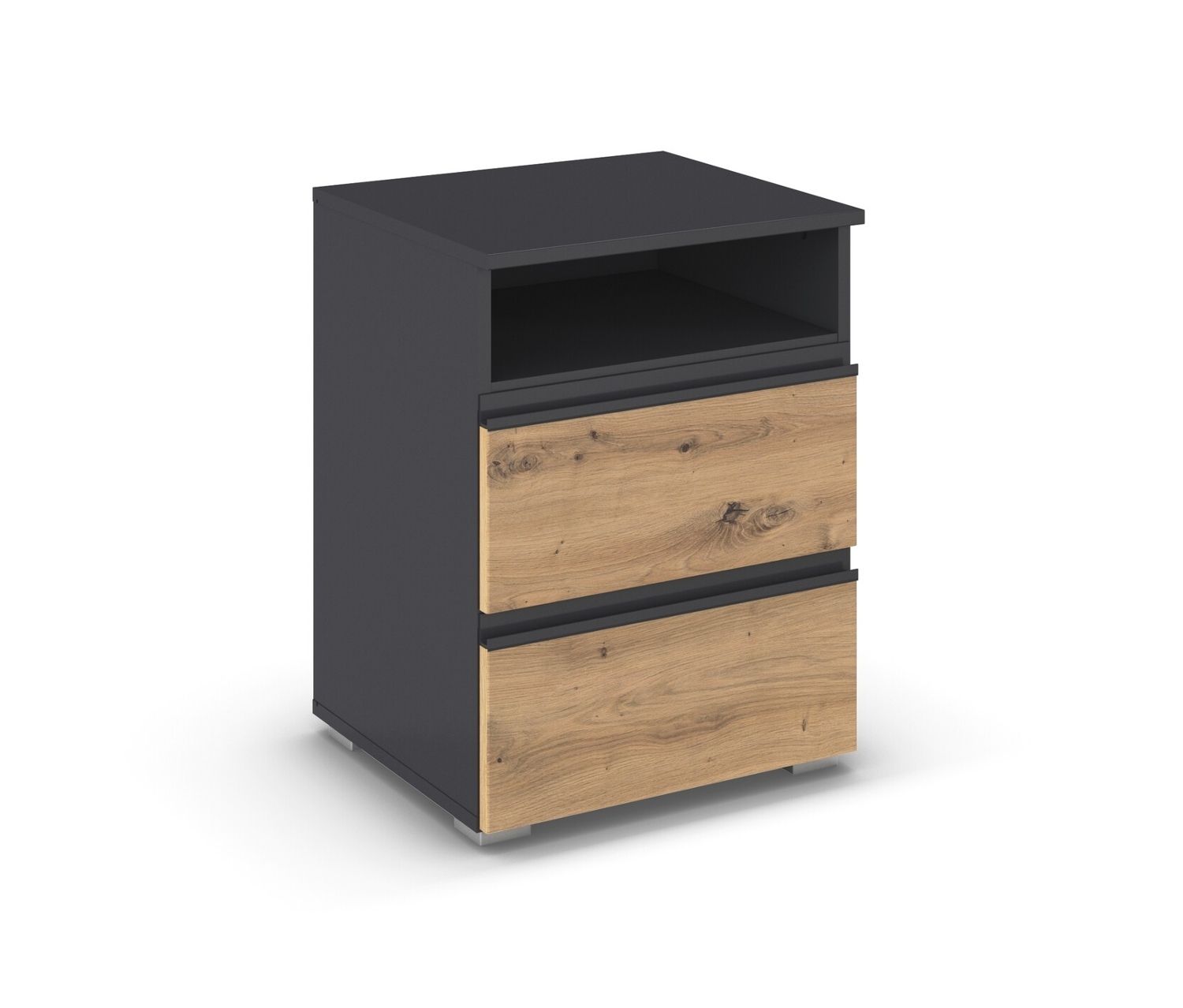 rauch Nachttisch »Joel« - 47x42x65cm - grau - Holz