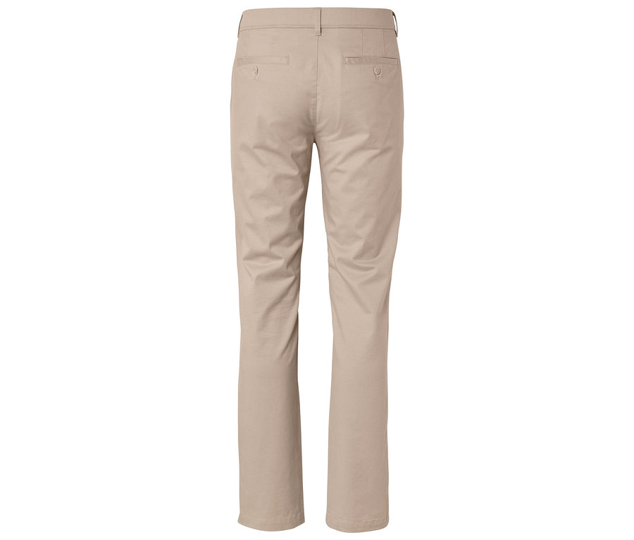 Beige Hose von hinten.