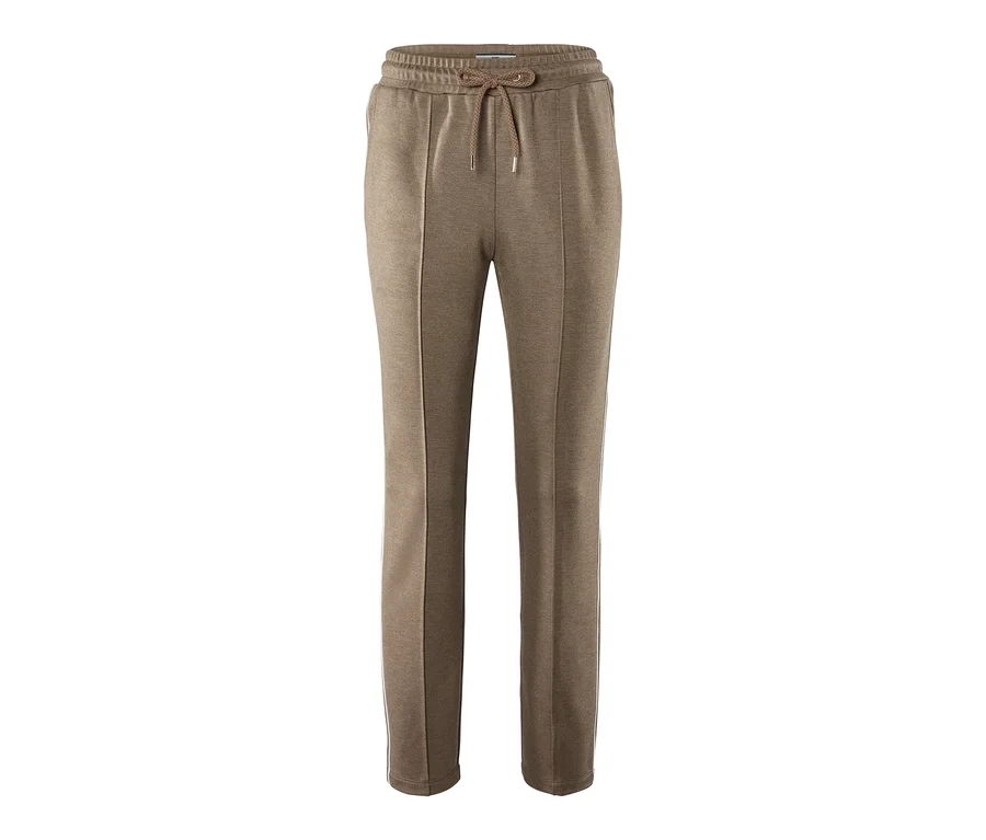 Eine braune Joggpants mit Kordelzug.