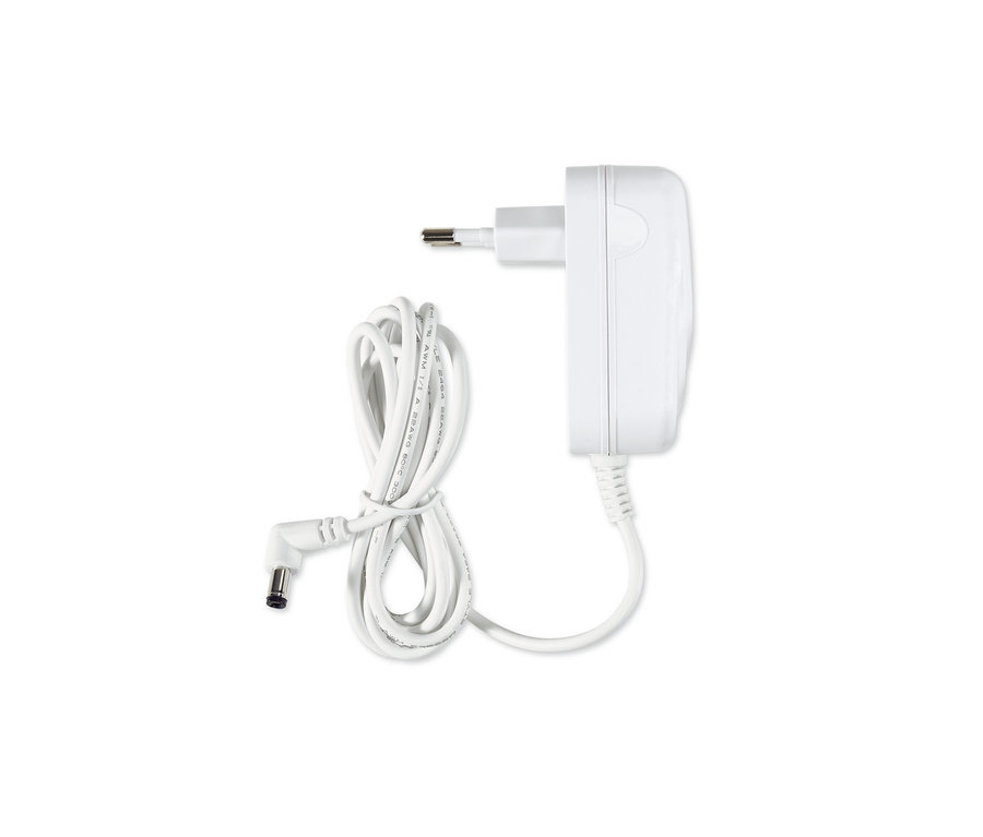 Weißes Torten- und Keks-Airbrush-Set mit Kabel und Adapter.