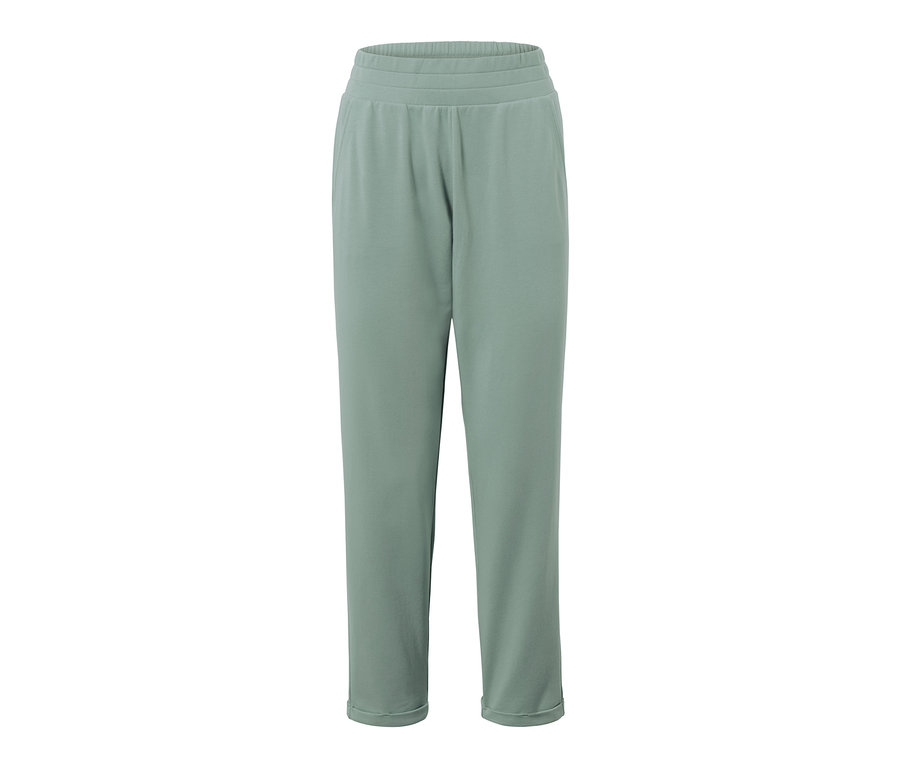 Grüne Loungewear-Hose.