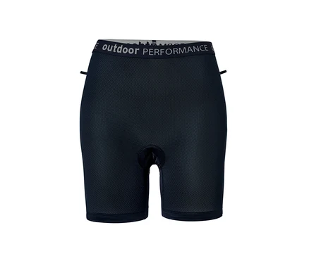 Von vorn ist eine marineblaue Radunterhose »Pro« zu sehen.