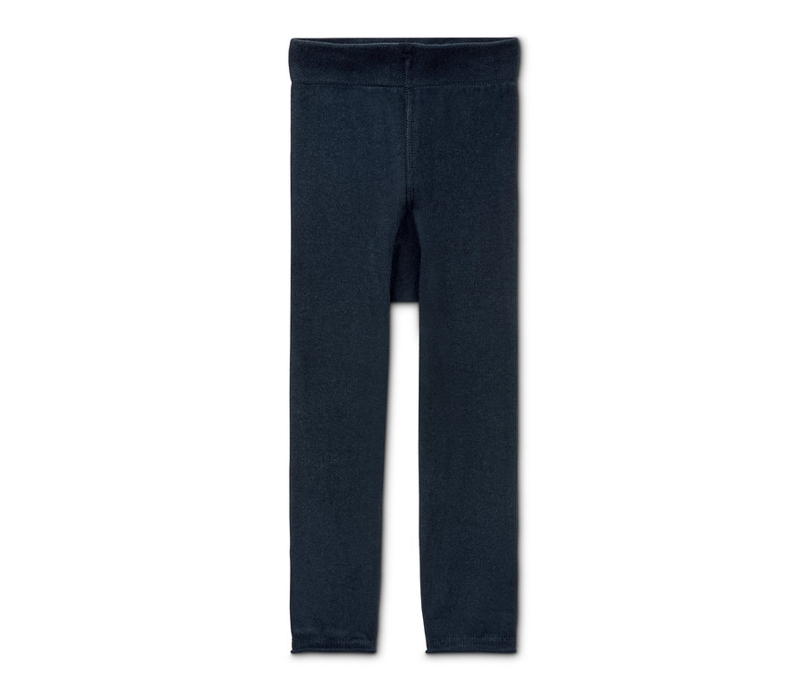 Detailansicht von 2 Strickleggings.