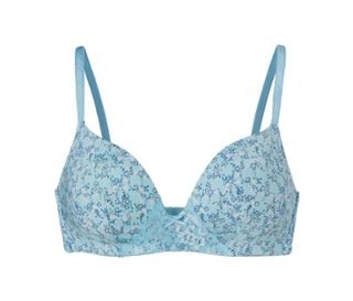 Türkis mit floralem Alloverprint