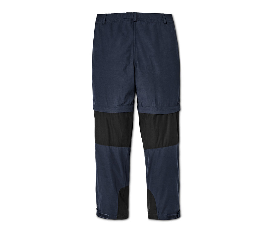 Blaue 2-in-1-Funktionshose.
