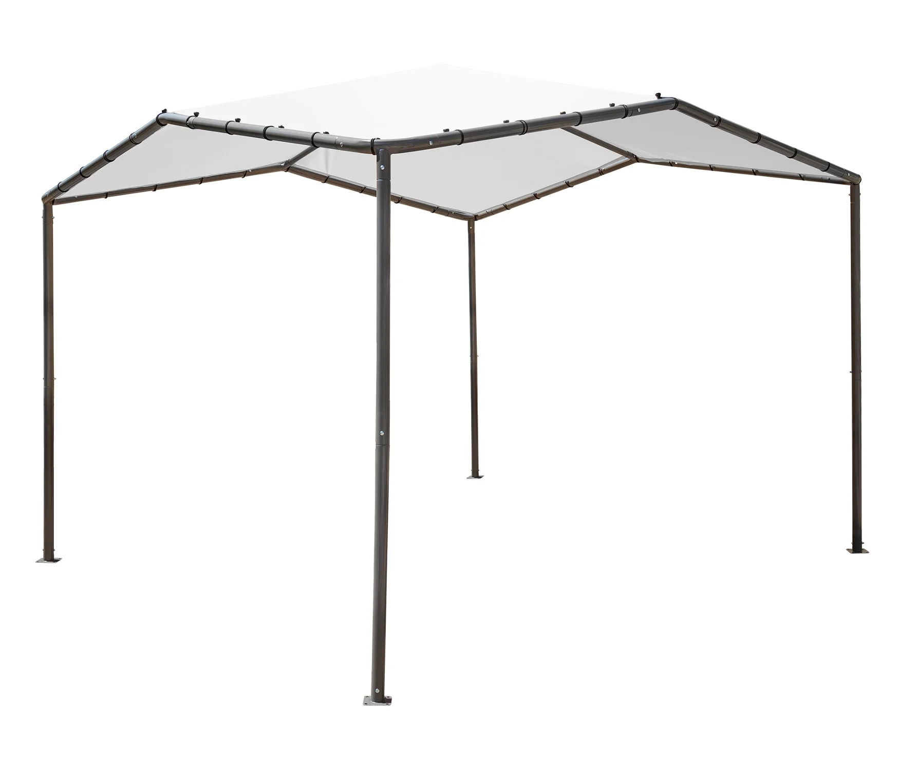 Gestell günstig Kaufen-Tchibo - Stoffpavillon - 317x317x271cm - beige - Stahl / Polyester. Tchibo - Stoffpavillon - 317x317x271cm - beige - Stahl / Polyester <![CDATA[Stoffpavillon, grau, 317 x 271 x 317 cm Farbe: Gestell grau Dach beige Material: Gestell Stahl, pulverbeschicht